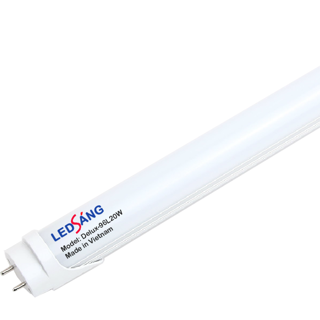 Tuýp (tube) LED T8 0.6M DELUX-48L10W ( Tuýp nhôm - nhựa)