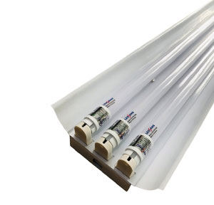 Máng đèn LED chóa ba ứng dụng trong nhà xưởng