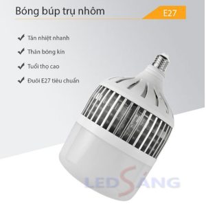 Đèn LED Buld Nhôm Rỗng 80W LB10-80W