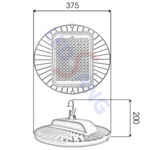 Đèn LED Nhà Xưởng UFO Philips 100W UFOPHILIPS-100