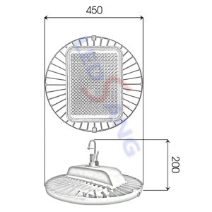Đèn LED Nhà Xưởng UFO Philips 200W UFOPHILIPS-200