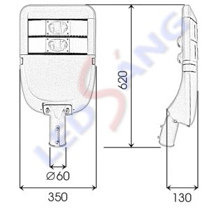 Đèn LED Street Light COB ST02-100W