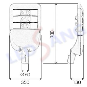 Đèn LED Street Light COB ST02-150W
