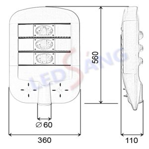 Đèn LED Street Light COB ST03-150W