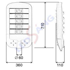 Đèn LED Street Light COB ST03-250W