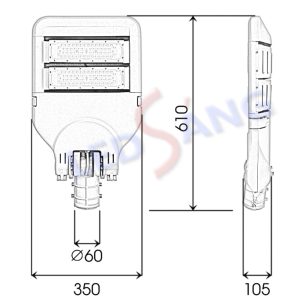 Đèn LED Street Light SMD ST01-100W