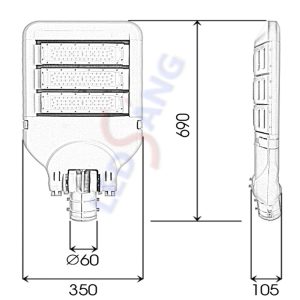 Đèn LED Street Light SMD ST01-150W