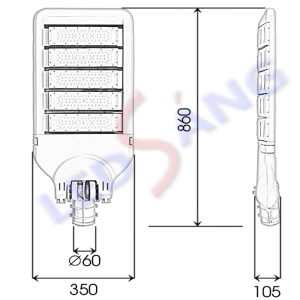 Đèn LED Street Light SMD ST01-250W