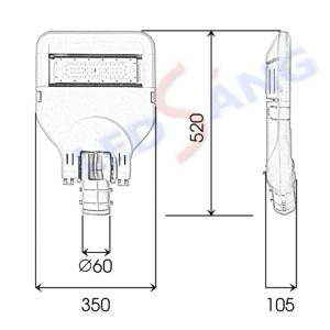 Đèn LED Street Light SMD ST01-50W