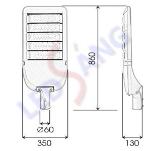 Đèn LED Street Light SMD ST02-250W