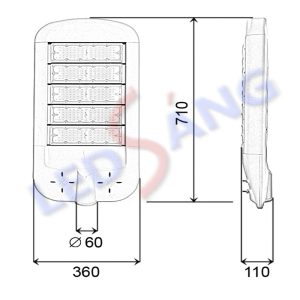 Đèn LED Street Light SMD ST03-250W