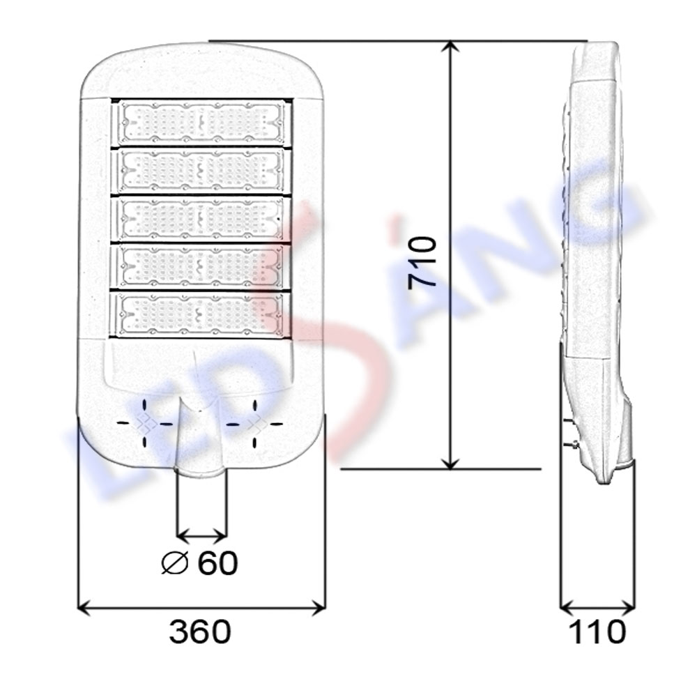 Đèn LED Street Light SMD ST03-250W
