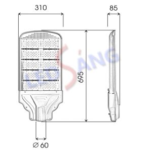 Đèn LED Street Light SMD ST13-250W