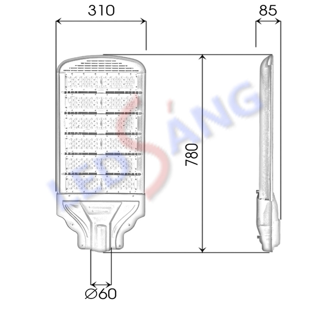Đèn LED Street Light SMD ST13-300W