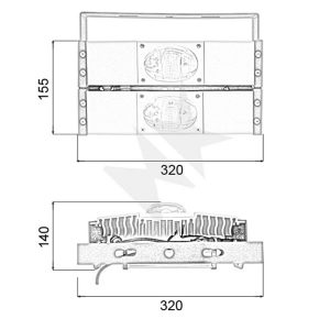 Đèn Pha LED Module 100W Philips LSDPMPL100-COB