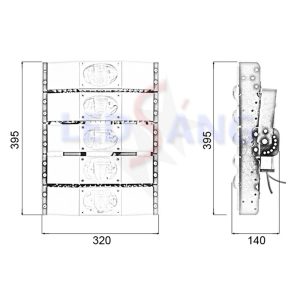 Đèn Pha LED Module 250W Philips LSDPMPL250-COB