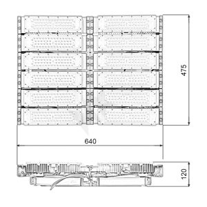 Đèn Pha LED Module 600W Philips LSDPMPL600-SMD