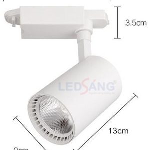 Đèn Rọi Spotlight COB 20W Đen SP1-B-20
