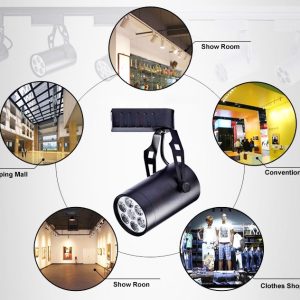 Đèn Rọi Spotlight COB 20W Đen SP2-B-20