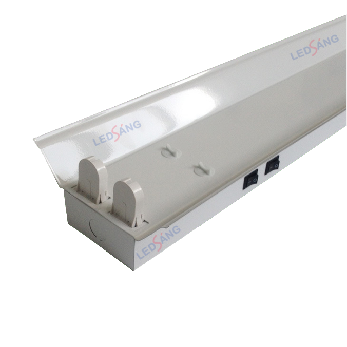 Máng Đèn LED Chóa Đôi Công Tắc 1.2M LS-CT2-120