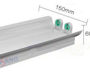 Máng Đèn LED Chóa Đôi Công Tắc 1.2M LS-CT2-120
