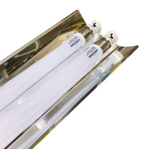 Máng Đèn LED Chóa Đôi Inox 1.2M IN-C2-120