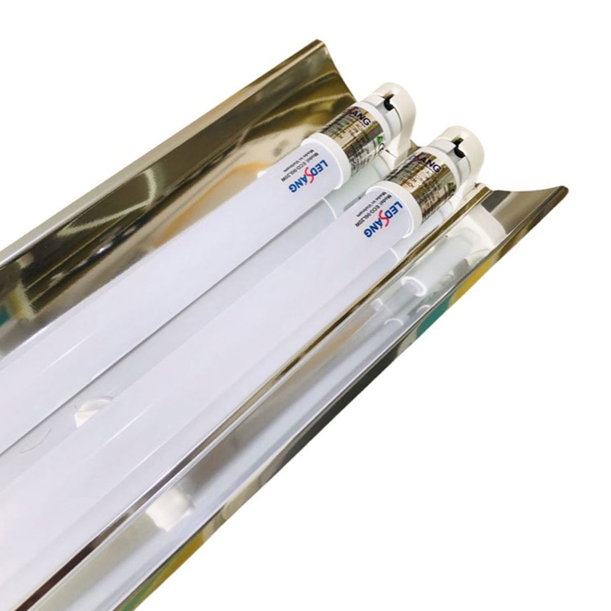 Máng Đèn LED Chóa Đôi Inox 1.2M IN-C2-120