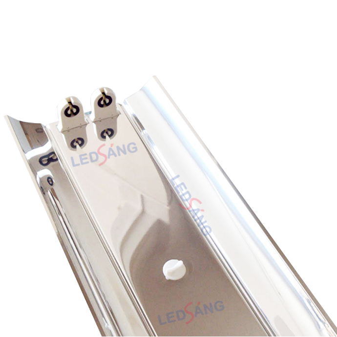 Máng Đèn LED Chóa Đôi Inox 1.2M IN-C2-120